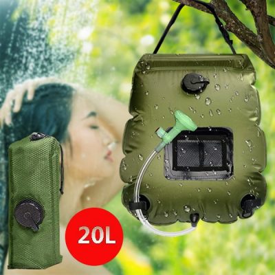 Duș Solar de Camping cu Termometru Încorporat (20L) | SHOWDY