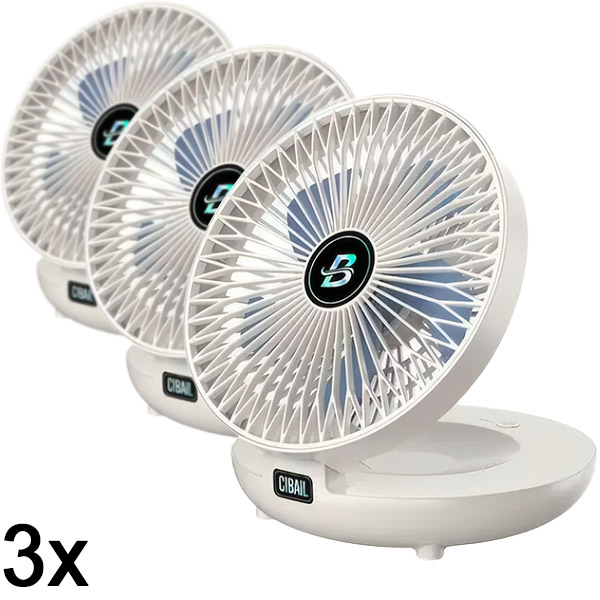 3x Mini ventilator portabil | AIRCOLIO