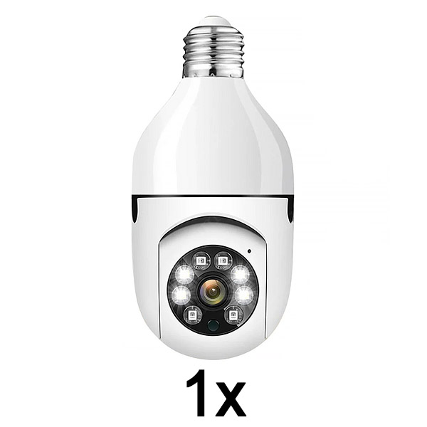 1x Cameră inteligentă de supraveghere tip bec | BULBCAM