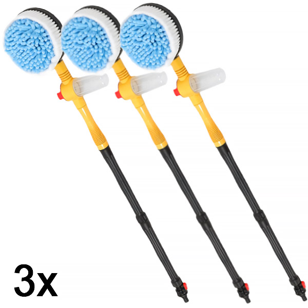 3x mop rotativ 2în1 pentru mașină | CARMOPRI