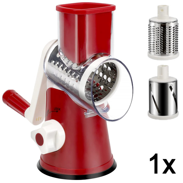 1x Feliator, răzătoare și tocător 3-în-1 pentru legume | CUTERO