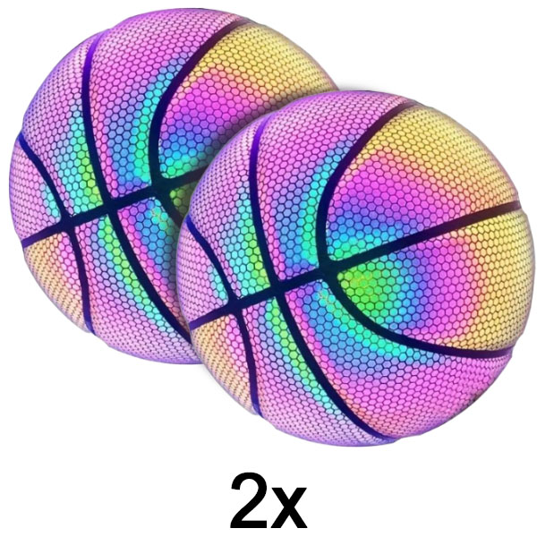 2x Minge de baschet holografică | FLASHBALL
