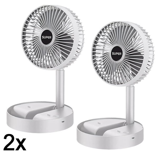 2x Ventilator electric cu USB pentru birou | FOLDICOOL