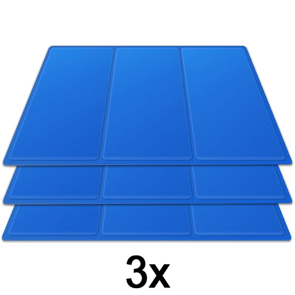 3x Covoraș de răcire pentru animale de companie – 90 x 50 cm, fără electricitate sau apă | PAWCHILL