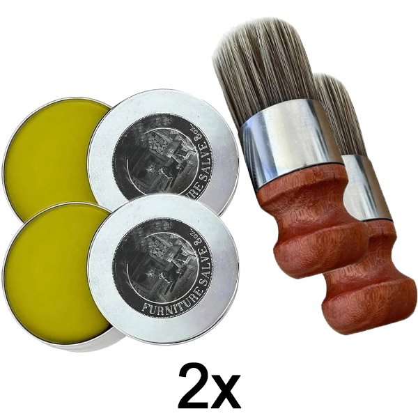 2x Ceară pentru recondiționarea pielii și a lemnului | REVIVAPRO