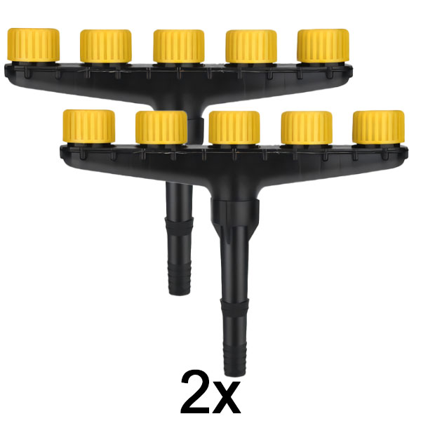 2x Aspersor cu mai multe capete | SPRAYMASTER