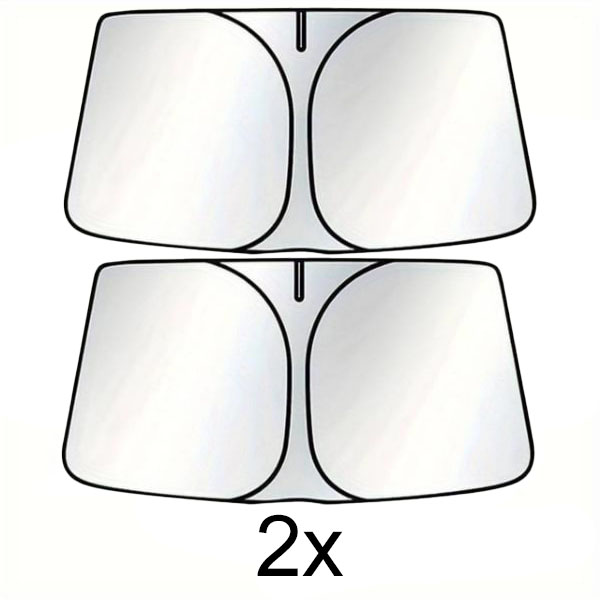 2x Parasolar auto pliabil (145x80cm) | SUNDEO