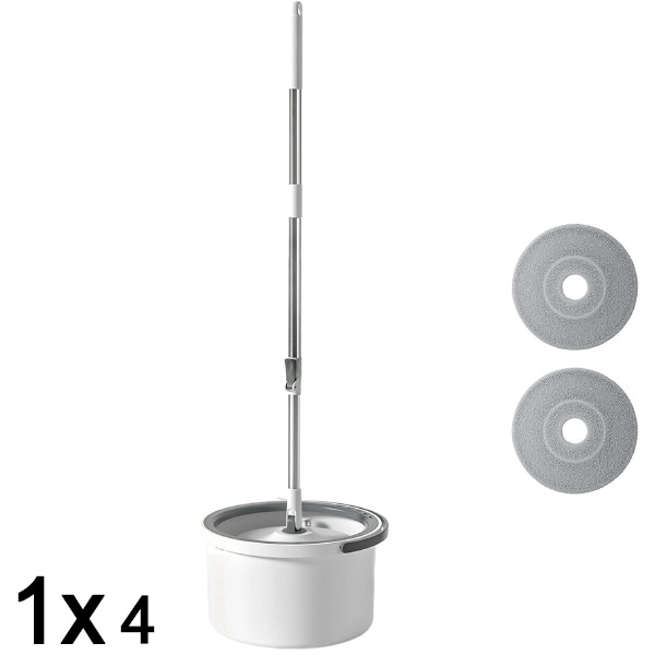 1x Set mop rotativ cu găleată | TIDYBROOM