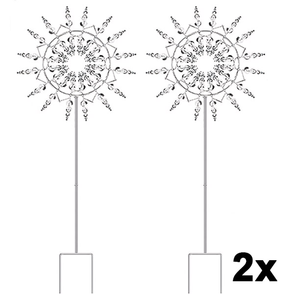 2x Moară de vânt kinetică pentru grădină | WINDARA