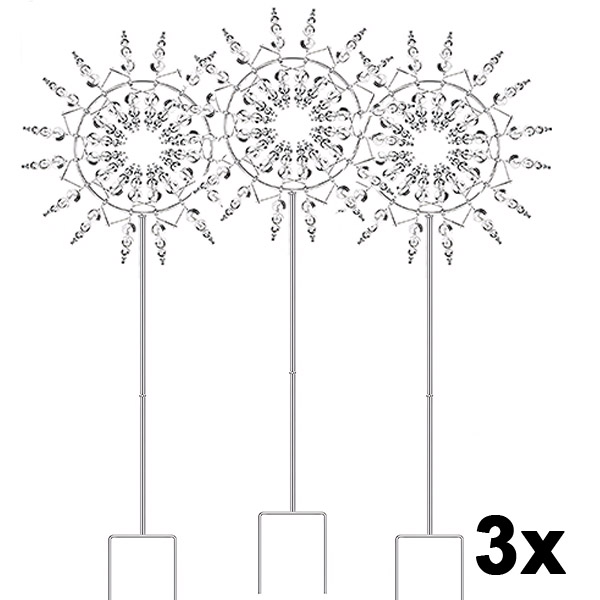 3x Moară de vânt kinetică pentru grădină | WINDARA