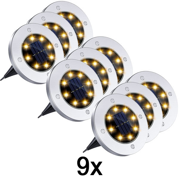 3x Lămpi solare pentru sol pentru exterior (3 buc.) | LUMIGARD