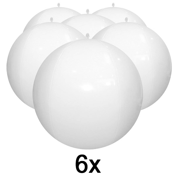 6x Minge gonflabilă cu lumini LED pentru piscină | POOLGLO