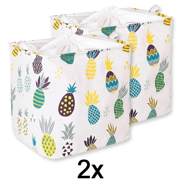 2x Cutie de depozitare pliabilă de dimensiuni mari CLOTHBOX